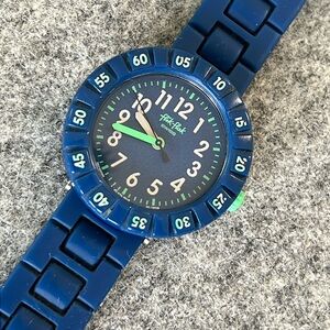Swatch Flik Flak Kids Watch - Solo Dark Blue